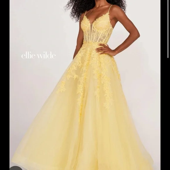slim fit dress slacks Ellie Wilde EW36220 Dress | Ellie Wilde Dresses main image 1